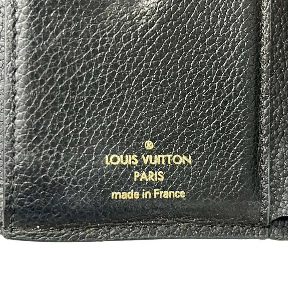 Louis Vuitton Portefeuille Victorine Monogram Empreinte Trifold Wallet M83590
